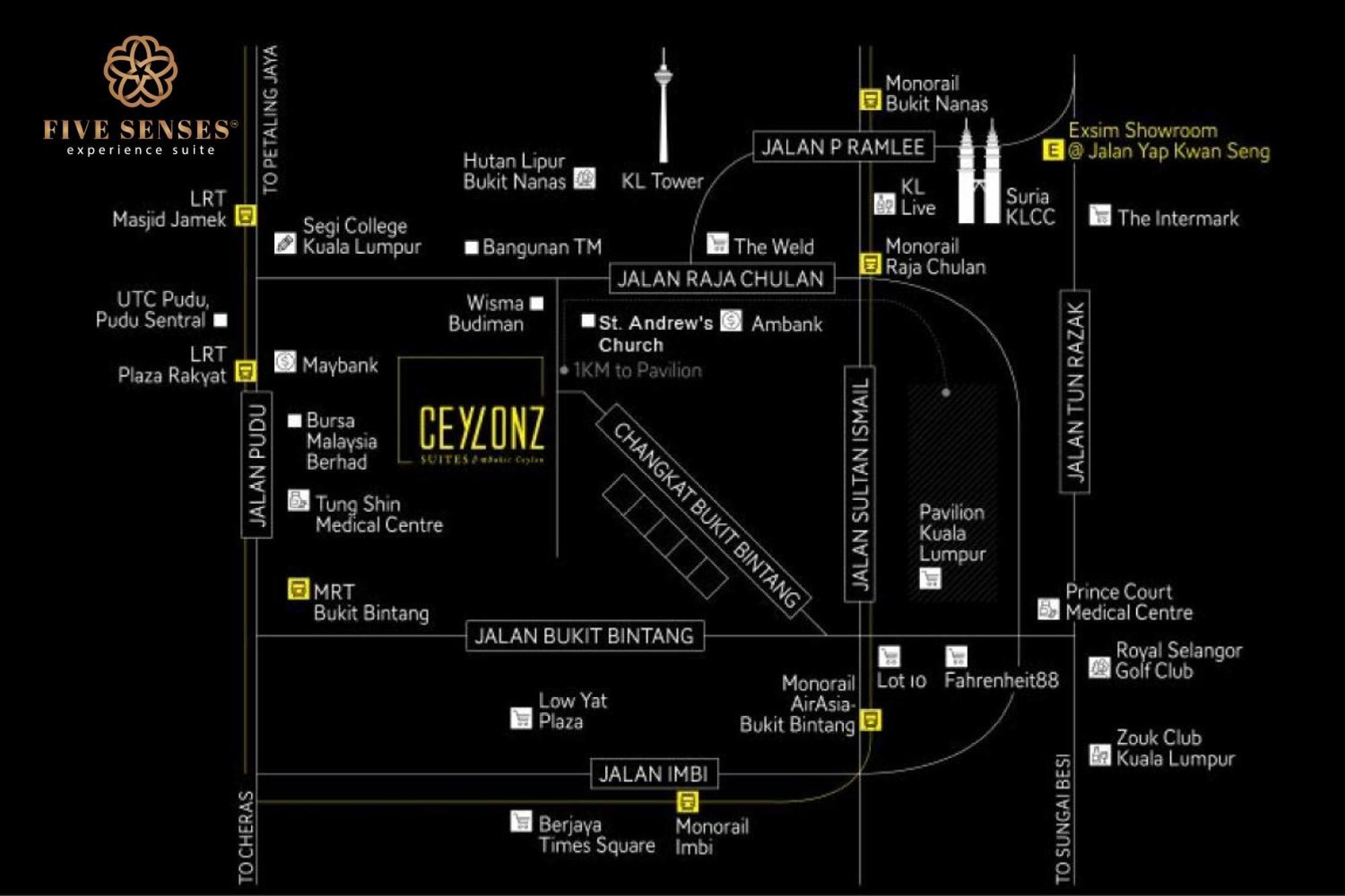 Ceylonz Suites Kuala Lumpur, Roam Eksteriør bilde